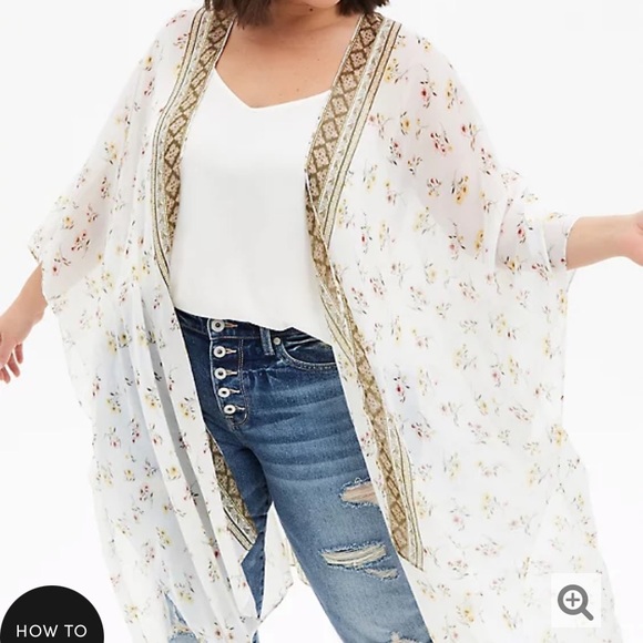 Cute open Kimono (one size) - Picture 3 of 8